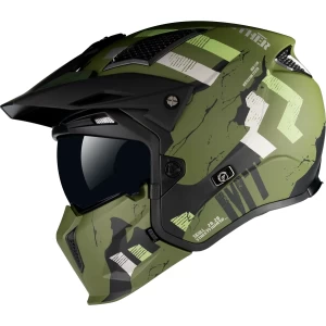 Zaštitna kaciga MT Streetfighter SV – Skull2020 A14 – mat zelena