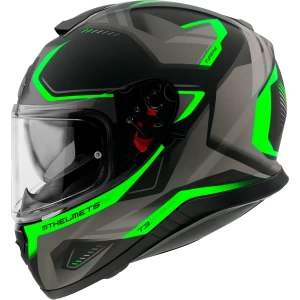 Zaštitna kaciga MT Thunder 3 SV – Turbine C6 - mat fluorescentno zelena