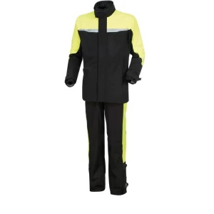 Tucano Urbano - Diluvio Rex Pro - set jakna i hlače - crno/fluo. žuto