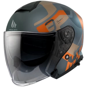 Zaštitna kaciga MT - Thunder 3 SV Jet – fluor narančasta