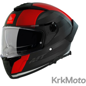 ZAŠTITNA KACIGA MT HELMETS THUNDER 4 SV TREADS B5 CRVENA MATT